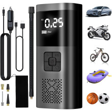 Tragbare Fahrradpumpe 6000mAh Akku Luftpumpe