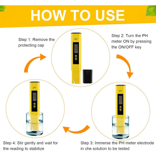 PH Meter mit LCD Anzeige PH Messgerät 2