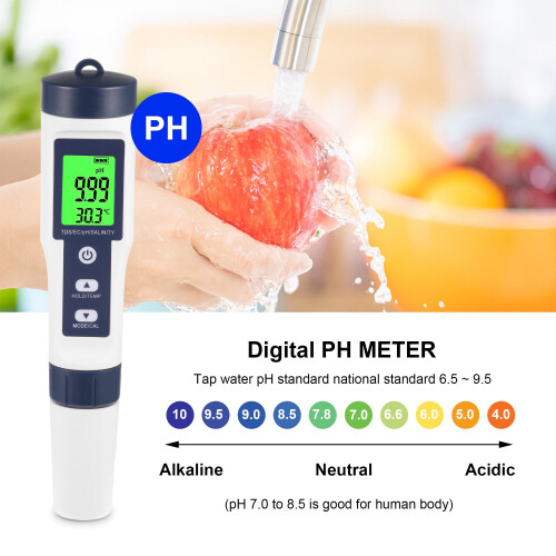 Wasserqualitätstester TDS/EC/PH PH Messgerät 1