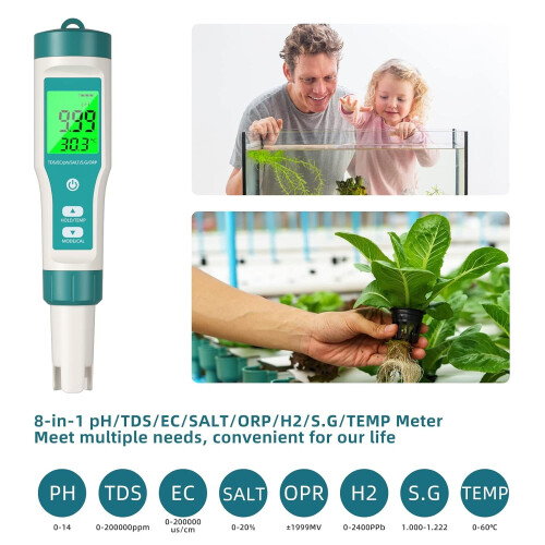 PH Meter Wasserqualitätstester PH Messgerät 2