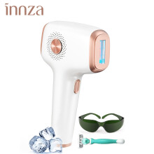 Painless permanent hair removal system, ice cooling care for men &, white