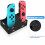 4-in-1 Joycon Controller-Ladegerät Ladestation für switcth 2