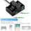 4-in-1 Joycon Controller-Ladegerät Ladestation für switcth 4
