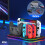 Controller-Ladegerät mit 8 Spiele-Slots Ladestation für switcth 4