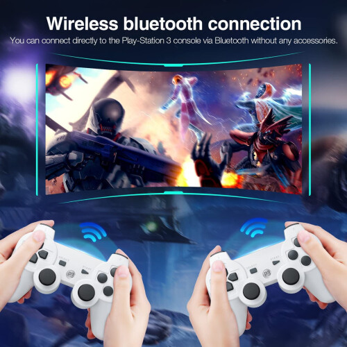2er-Pack PS3-Gamepad mit Double Shock Controller 1