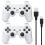 2er-Pack PS3-Gamepad mit Double Shock Controller 1