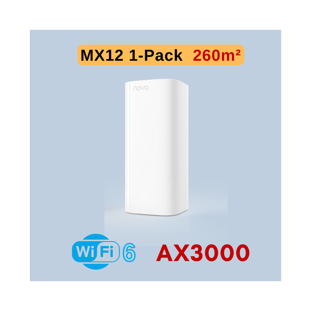 AX3000 WiFi6 Mesh System EX/MX12 wireless router Wi-Fi6 Mesh WiFi router, original, Ax3000 1 pc