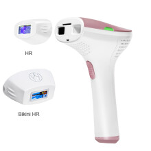 IPL Depiladora Laser Hair Removal Device with 500,000 Shots Bikini Body, Pink Bikini