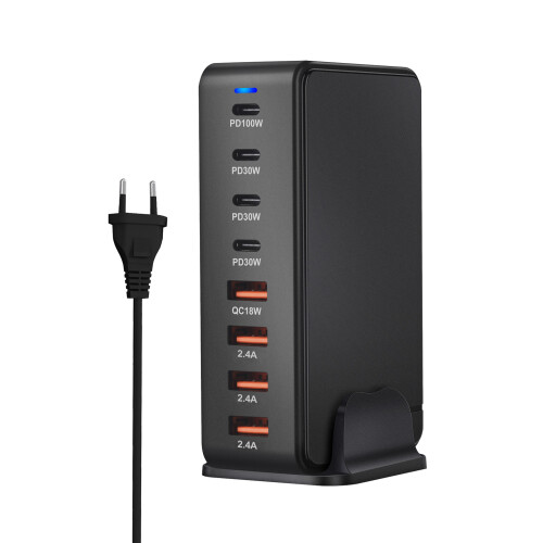 240W 8-Port USB C Ladestation Ladegerät