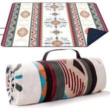 Outdoor Picnic Blanket 200 x 200 cm Beach Blanket Portable Washable Beach Mat