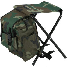 Klapphocker-Rucksack, wasserdicht, ultraleicht, tragbar, Klappstuhl zum Angeln, Sport, Wandern, Strand, Grillen, Outdoor-Camping