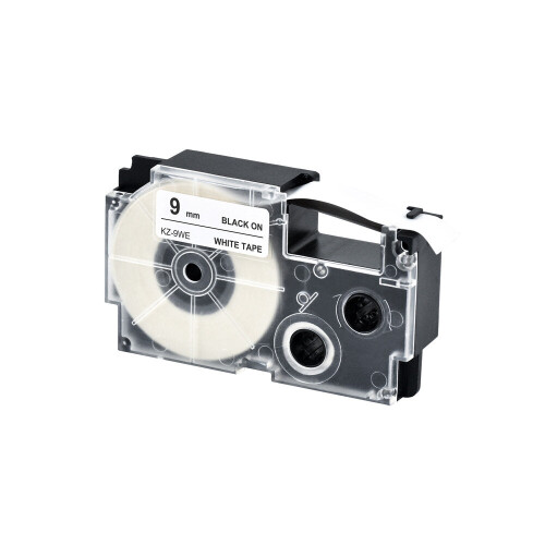 (White) 9mm Label Sticker Tape for Casio Series Label Printer 1