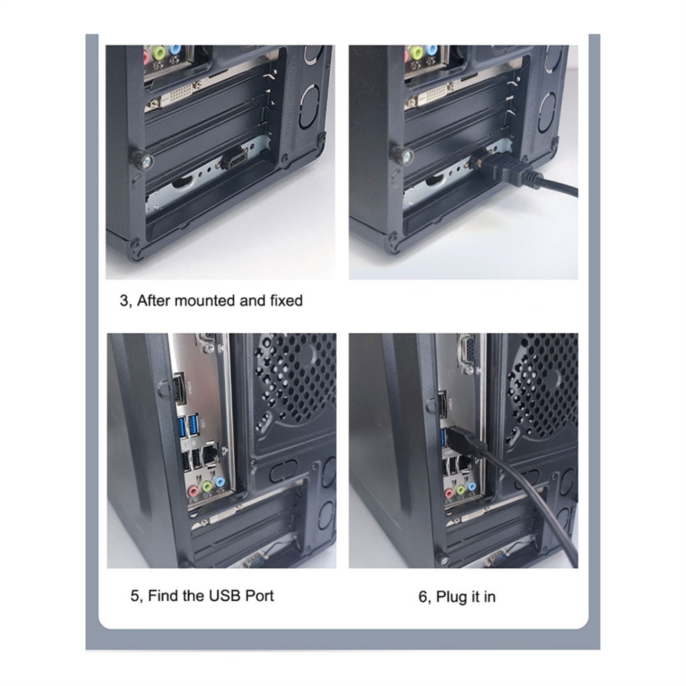 Computer Desktop Switch Internet Cafe Usb3.0 External Power Button(D) 4851857745592