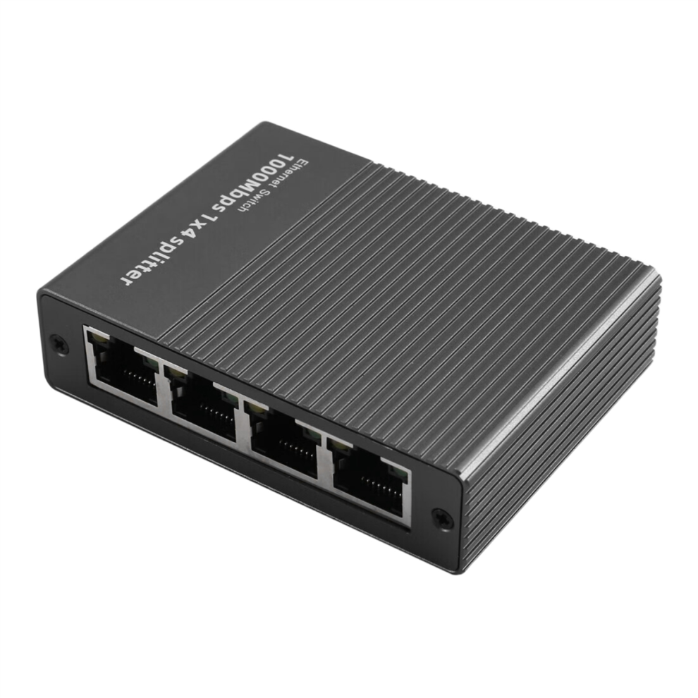 1000Mbps Ethernet Splitter 1 To 4 Gigabit Rj45 Lan Internet 4851857750930