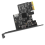 Add on Cards PCI Express X2 to Type-E + Type-C Expansion Card 7