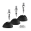 3Pcs Tripod Flexible Feet Pad Non Slip Monopod Replacement 1