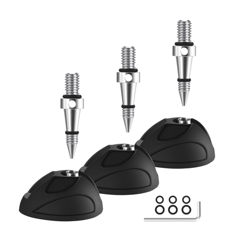3Pcs Tripod Flexible Feet Pad Non Slip Monopod Replacement