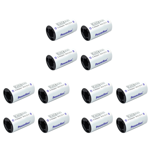 C Size Battery Adapters, AA to Spacer 1