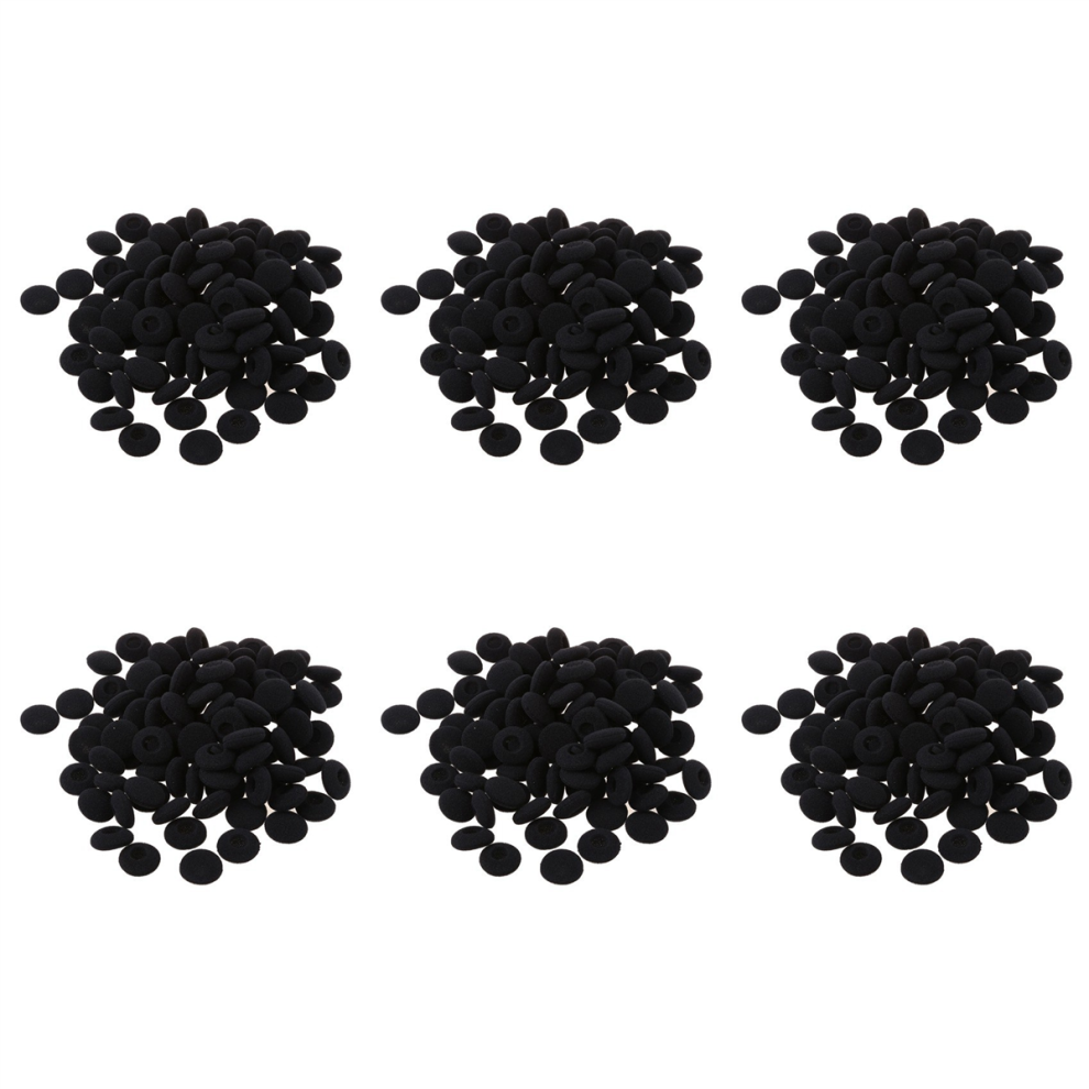 Fasdga 100 Pcs Sponge Earbud Headphone Cap Ear Pads Cover Black 4851857754853