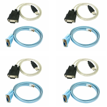 RJ45 Network Cable Serial Rj45 to DB9 and RS232 USB (2 in 1)