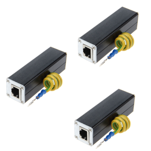 RJ45 Plug Ethernet Network Surge Arrester 100MHz 1