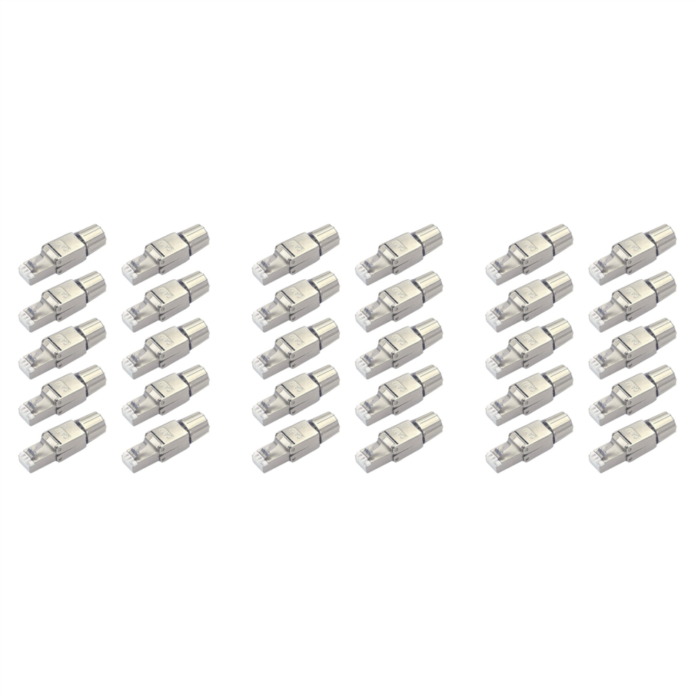 Rj45 Cat7 Connectors Tool-Free Reusable Ethernet Termination Plugs 4851857763312