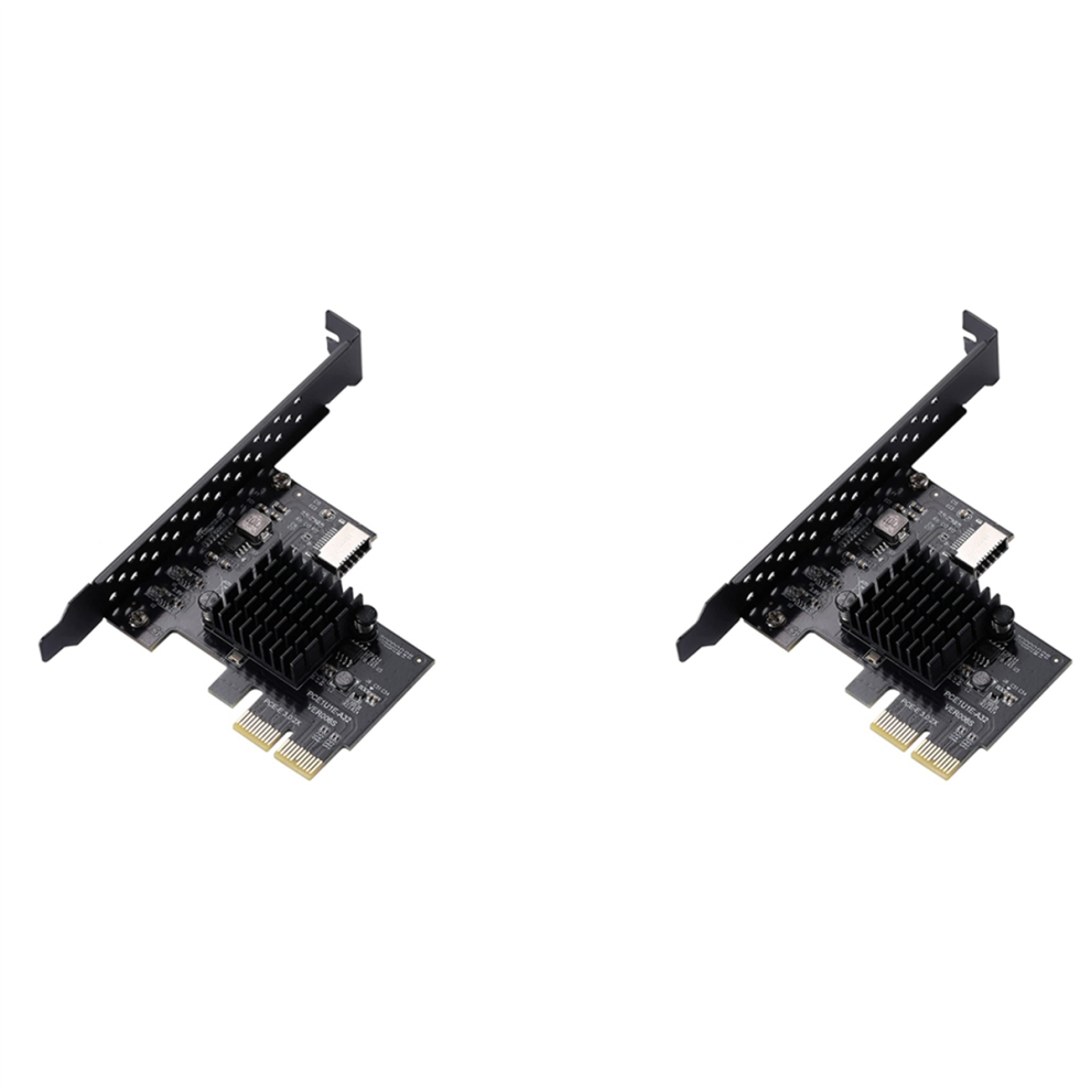 2X Pci-E To Usb3.1 A-Key Gen2 Front Type-E Expansion Card 4851857763558