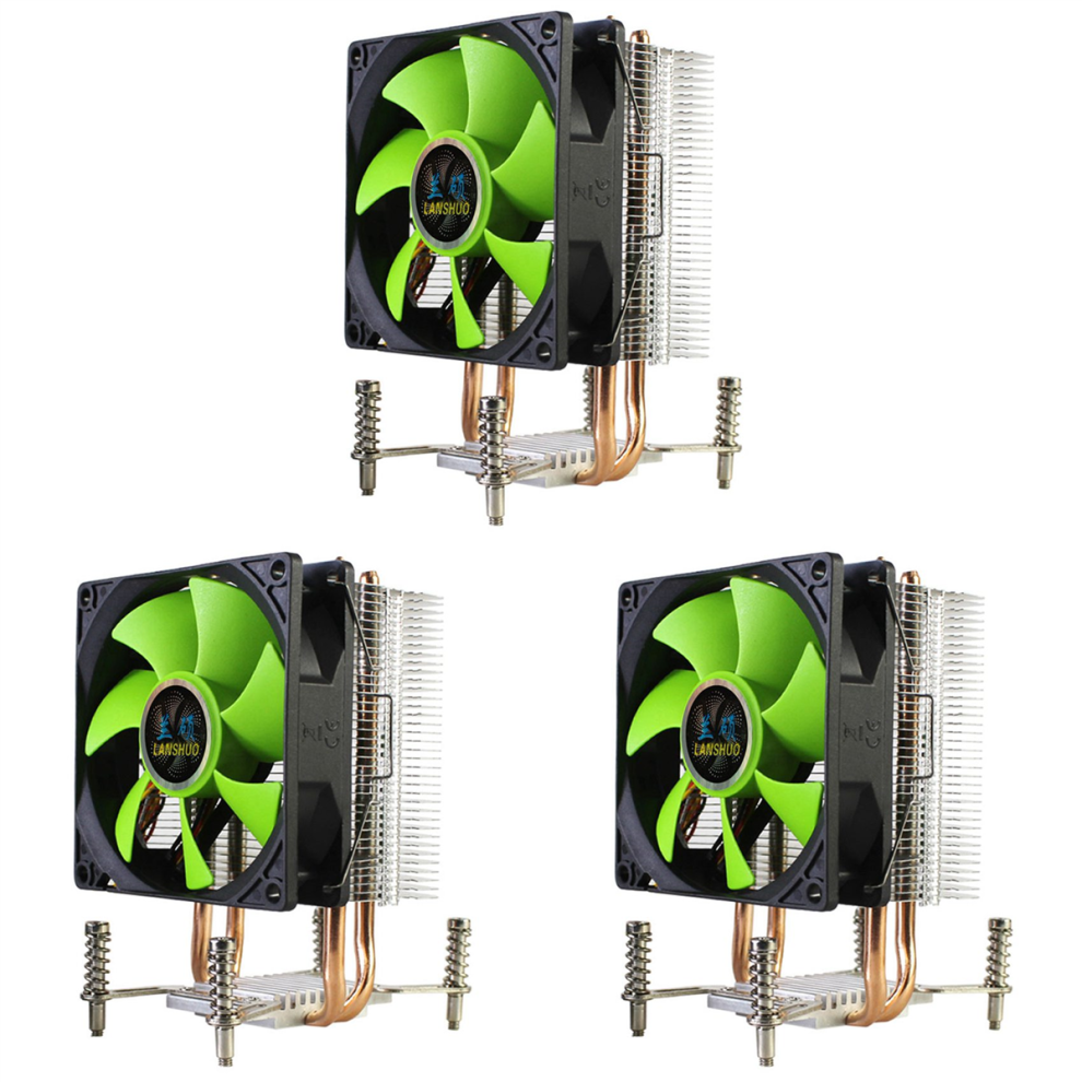Cpu Cooler 2 Heat Pipes Fan (3Pin Single Fan) 4851857771980