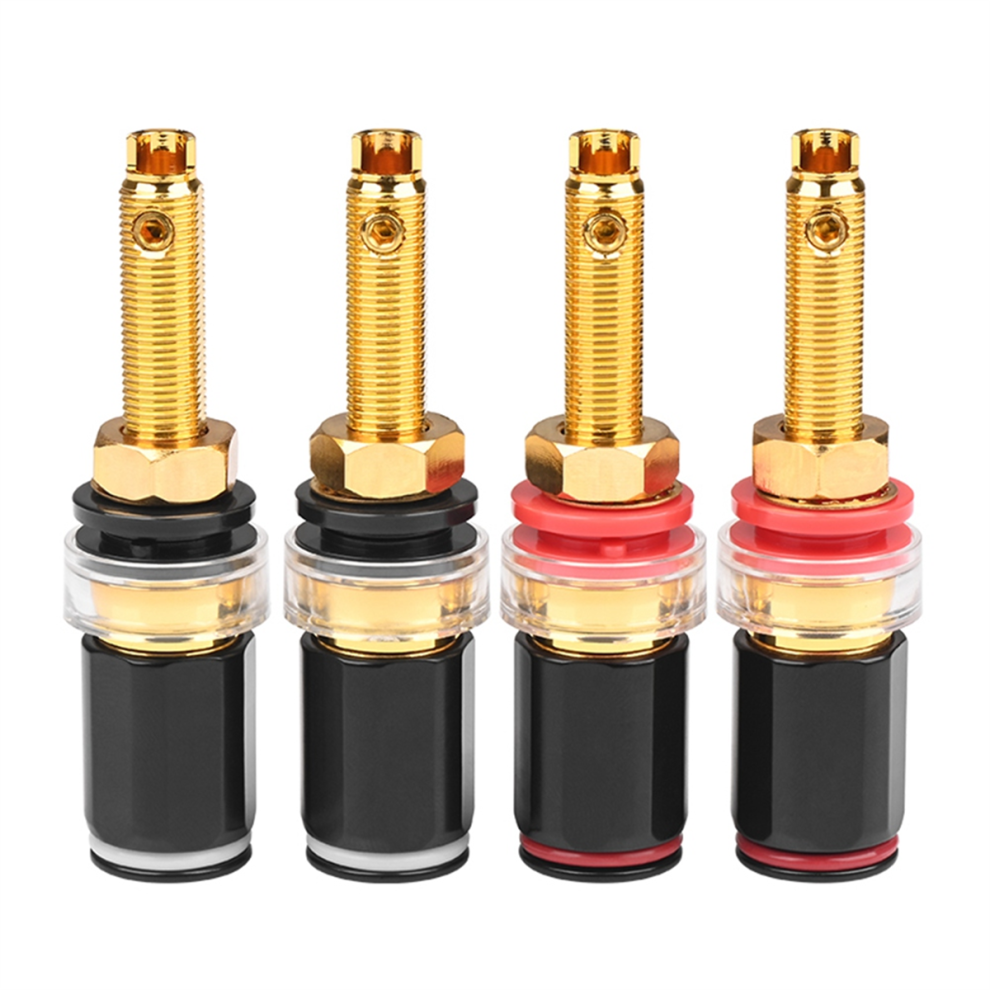 Hifi Speaker Terminal Binding Post Pure Copper Gold Plated Amplifier 4851857774585