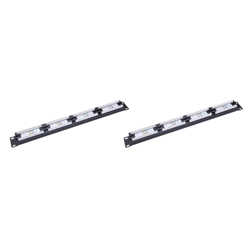 UTP 24 Port Rj45 Patch Panel Rack Ethernet Network Adapter CAT6 1