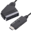 SCART to -Compatible Converter Computer Projection Tv Adapter 6