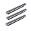 3X 19Inch 1U Pass-Through 24 Port CAT6 Cable Adapter Jack 2