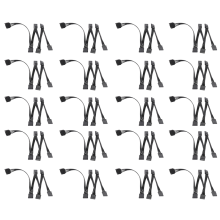 20X 15 Pin Power Extension Hard Drive Cable 1 Male to 5 Female