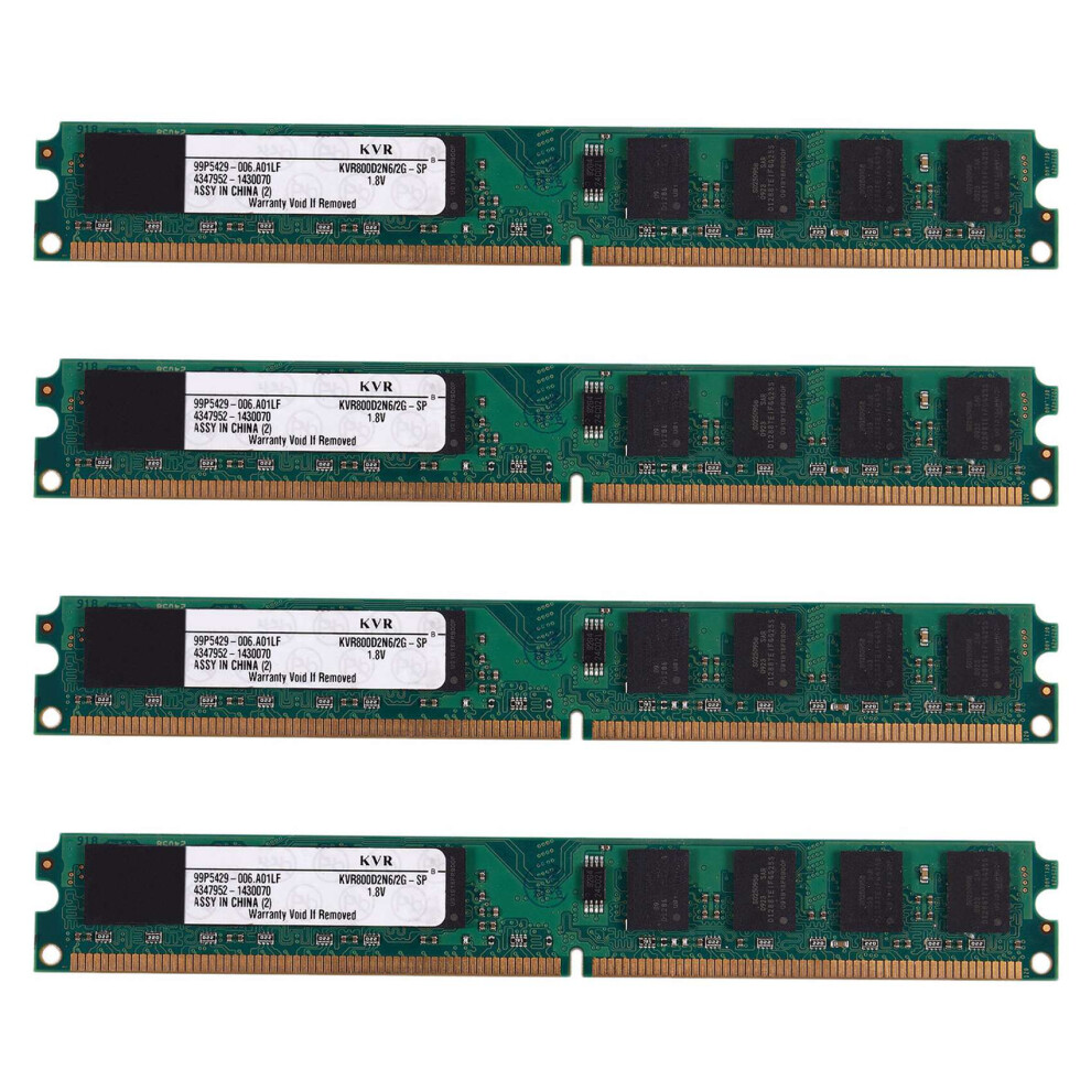4X 2GB DDR2 PC2-6400 800MHz 240Pin 1.8V Desktop DIMM Memory RAM (S)-image-OPC-PJRHB89-NEW