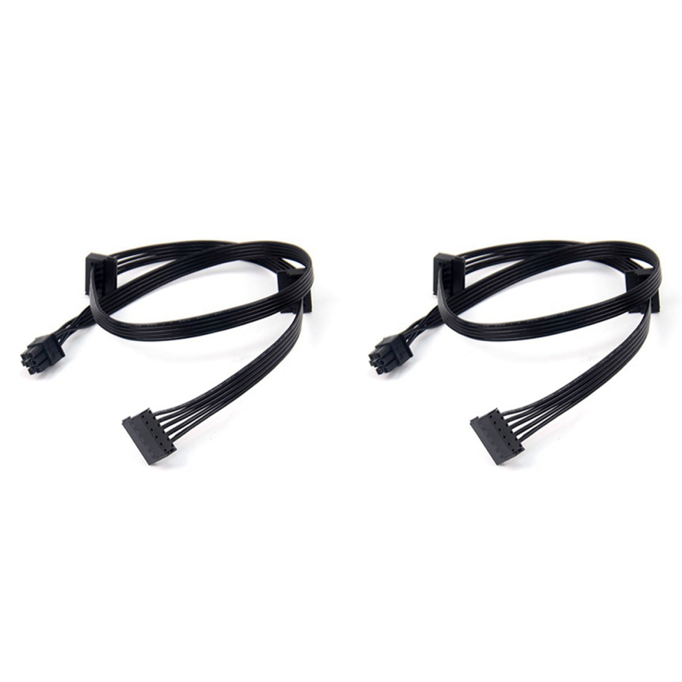 1Pcs Gpu Pci Express 6Pin Male 1 To 3 Ssd Power Supply Cable 4851857781231