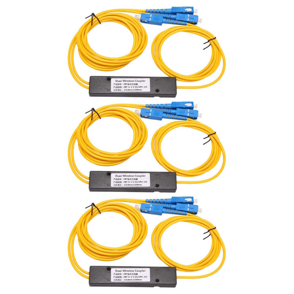 Ftth Sc Upc 1X2 Plc Singlemode Fiber Optical Splitter Coupler 4851857785734