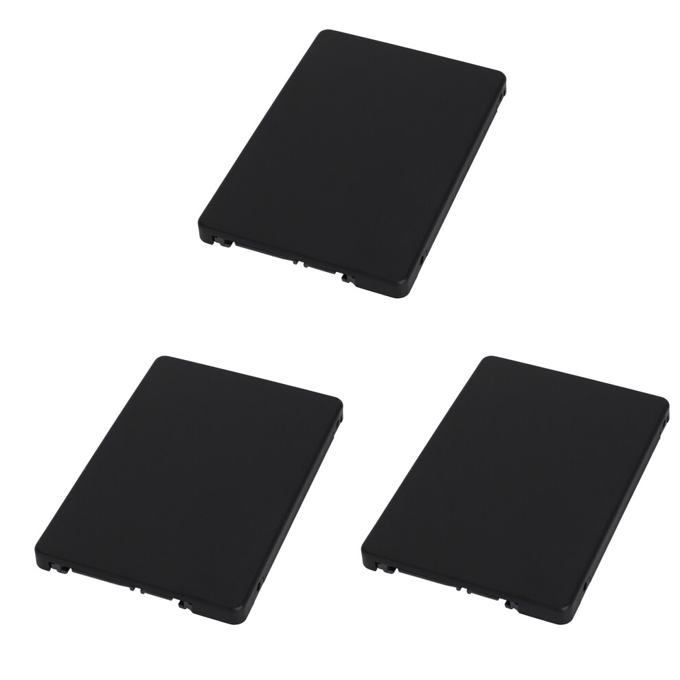 3X Mini Pcie Msata Ssd To 2.5 Sata3 Adapter Card Black 4851857785284