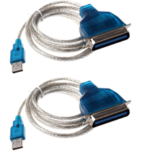 USB to Parallel IEEE 1284 Printer Adapter Cable PC