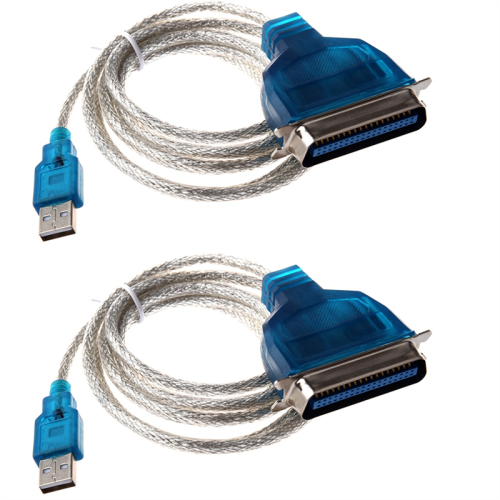 USB to Parallel IEEE 1284 Printer Adapter Cable PC 1