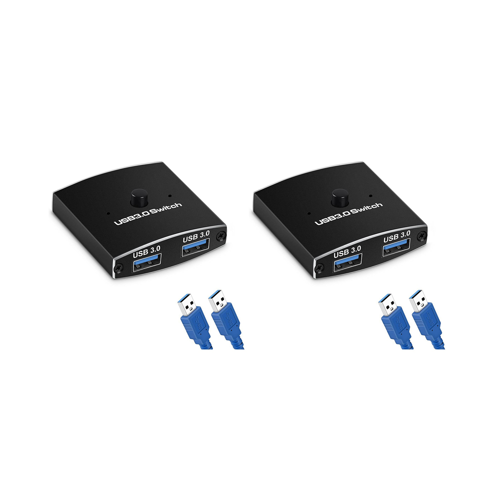 2X Usb 3.0 Switch 5Gbps 2 In 1 Out For Printer Keyboard 4854112151152