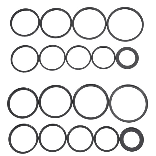 18Pcs Lens Filter Ring Adapter Down 37-82mm For Camera