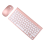 2.4Ghz Wireless Keyboard And Mouse For PC WindowsXP(rose gold) 4