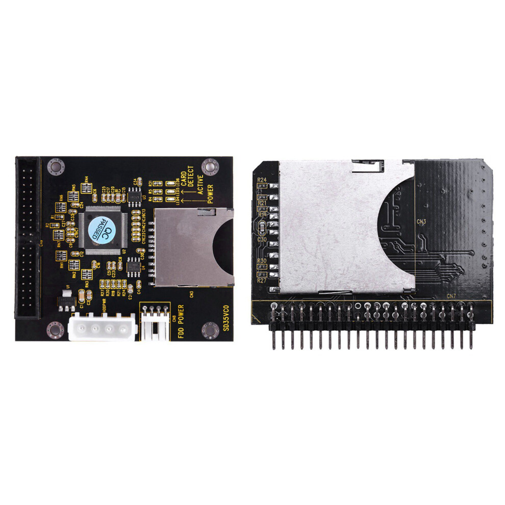 Sd Sdhc Sdxc Mmc Card To Ide 40Pin 3.5Inch Male Adapter 4854112158038