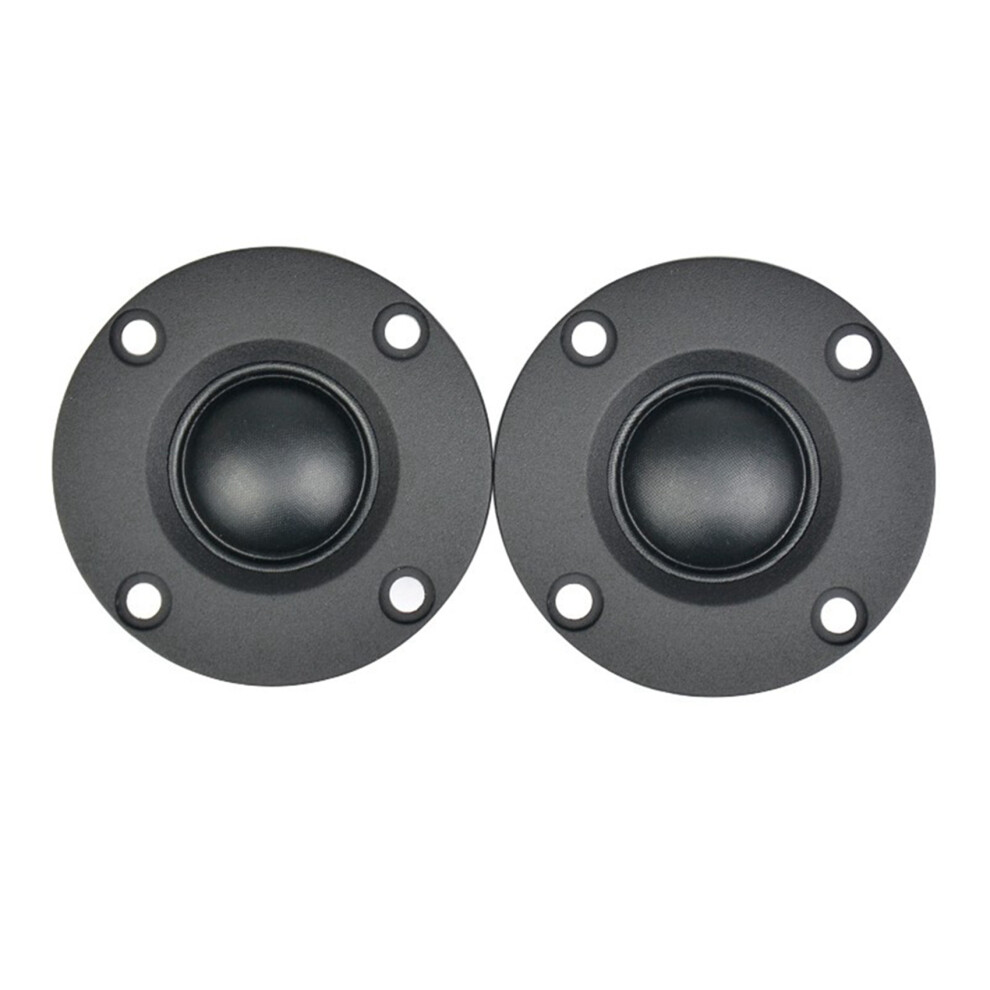10Pcs 6Ω 30W Silk Film Soft Dome Tweeter Speaker Unit Black 4854095511813