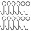 12Pcs 6Inch Steel Target Hanger Hook Gong Kit 1