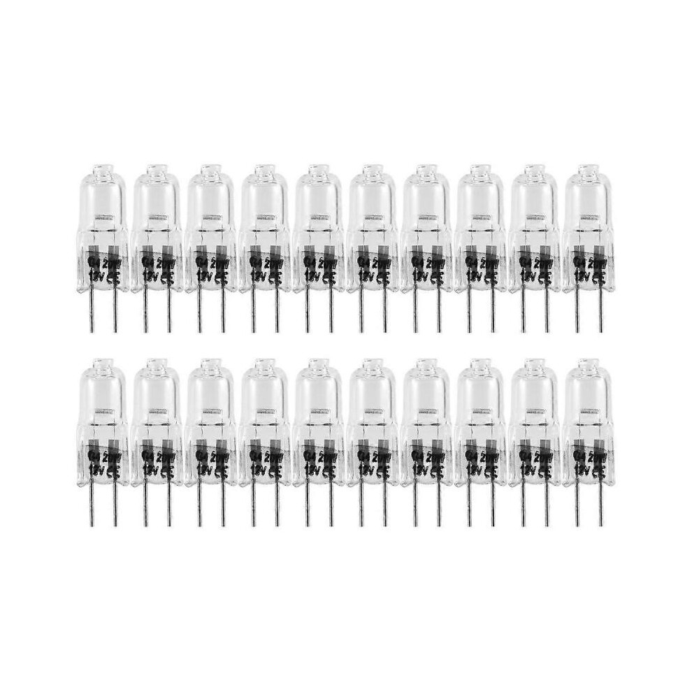 20 Pcs G4 Halogen Bulbs,20W 12V Halogen Light Bulbs G4 Halogen Bulbs