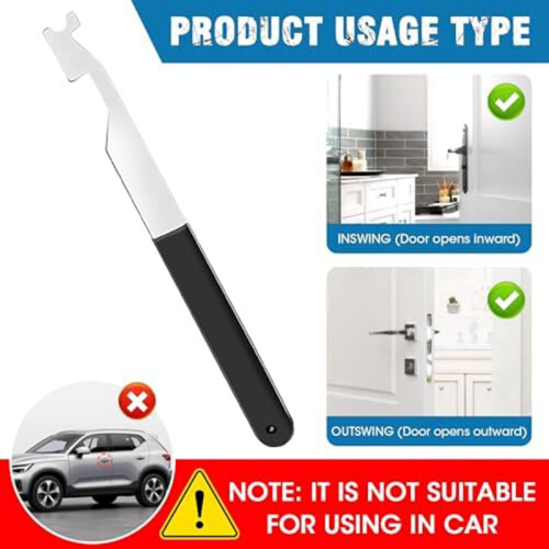 Multipurpose Spring Steel Firefighting Tool with Rubber Handle 2