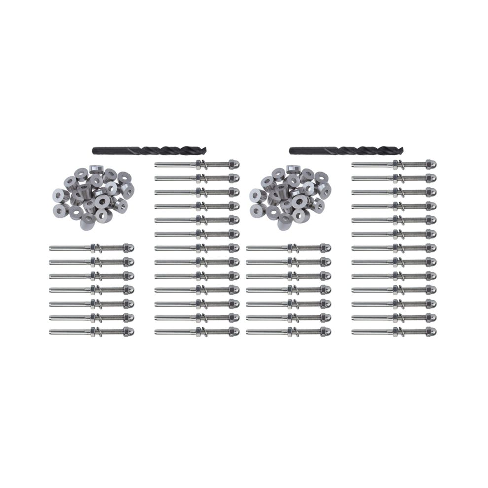 20 Pairs 1/8 inch Cable Railing Kits 30 Degree Washer for Decking-image-OPC-PJRHFJ9-NEW