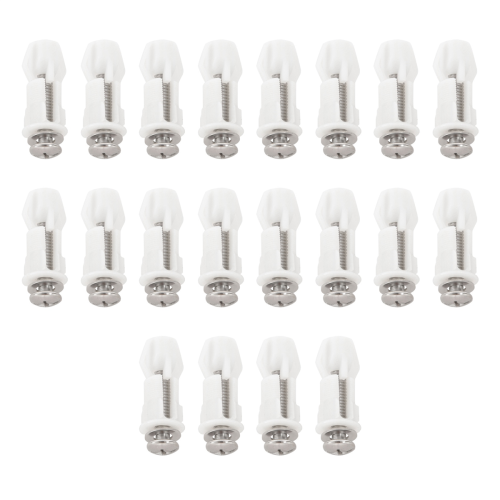 Toilet Seat Hinges Screws WC Hole Fixing Easy Installation 2 Pack