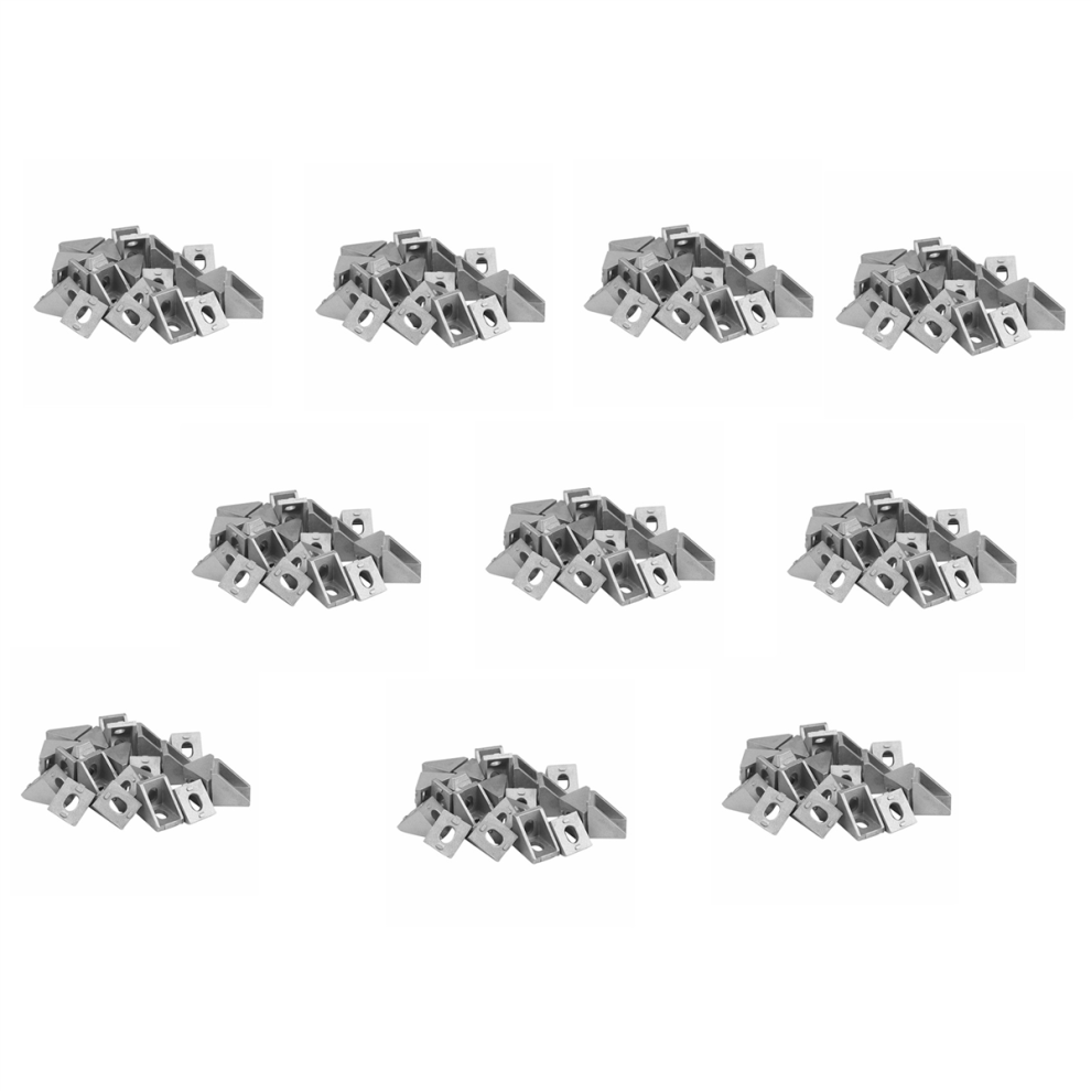 20Pcs 2020 Corner Fitting Angle Aluminum 20 X L Connector Bracket 4852447506166